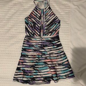 Parker high neck dress, size Small